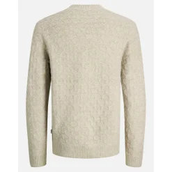 Men's Structure Knit Crew Neck Jumper