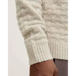 Men's Structure Knit Crew Neck Jumper