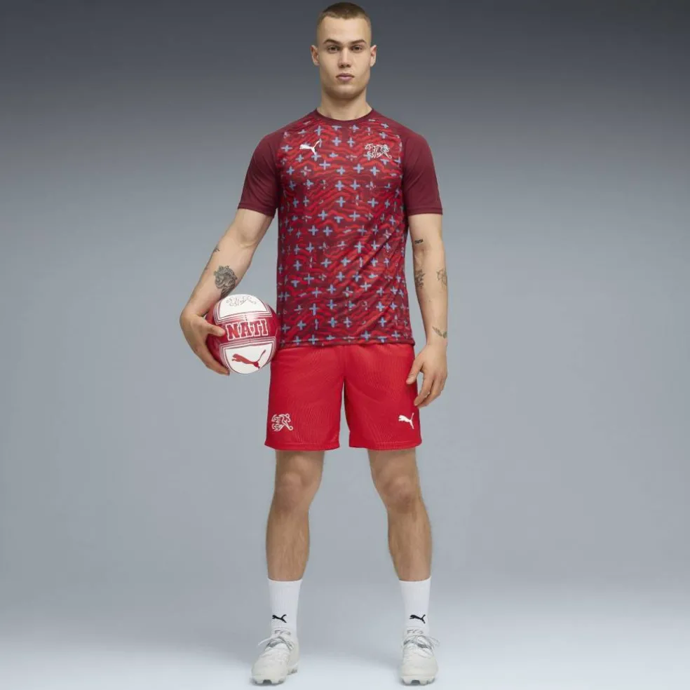 Mens Switzerland Warm-Up Shirt World Cup 2026
