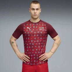 Mens Switzerland Warm-Up Shirt World Cup 2026