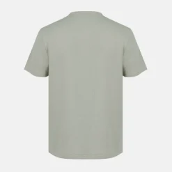 Men's Texture Cotton Short Sleeve Crew Neck Embroidered T-Shirt