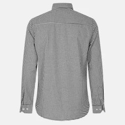 Mens Threadbare Cheque Cotton Long-Sleeve Oxford Shirt