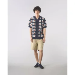 Men's Timperley Short-Sleeve Patterned Shirt