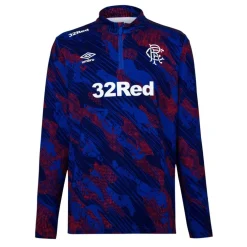 mens Umbro Rangers Armed Forces Pre Match Long Sleve Kit 2025 2026