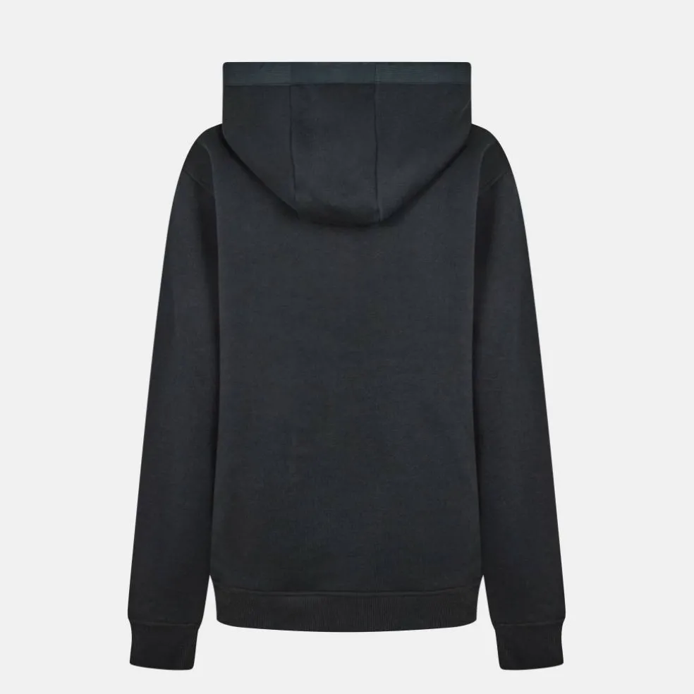 Men's Utility Contrast Panel Cotton Long Sleeve Hoodie