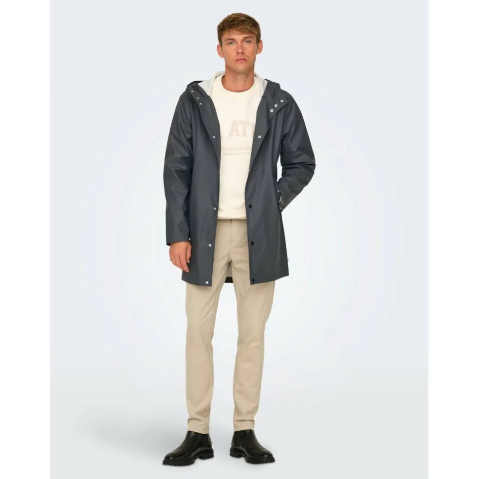 Men's Waterproof Lightweight Rain Anorak