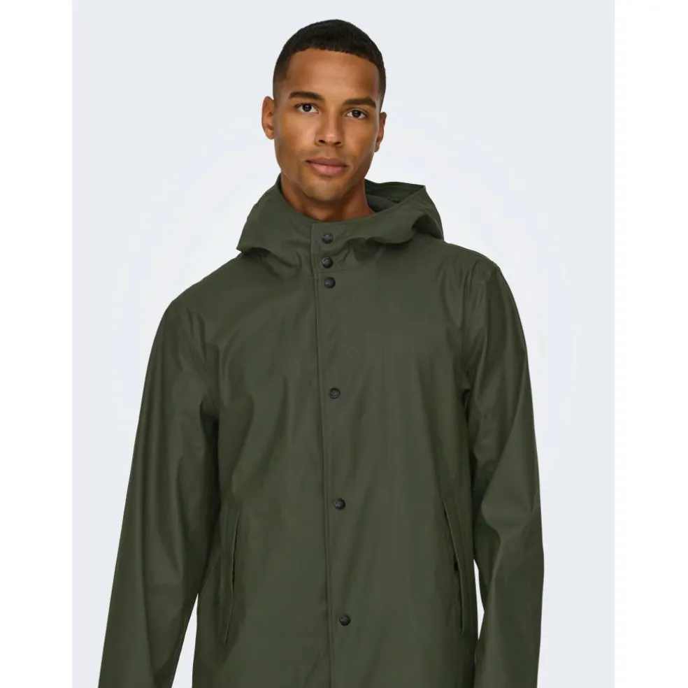Men's Waterproof Lightweight Rain Anorak