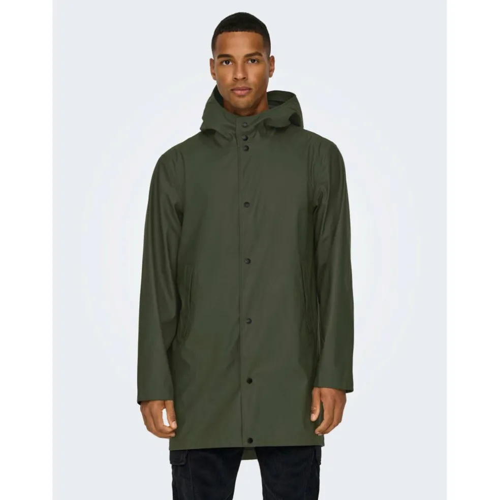 Men's Waterproof Lightweight Rain Anorak