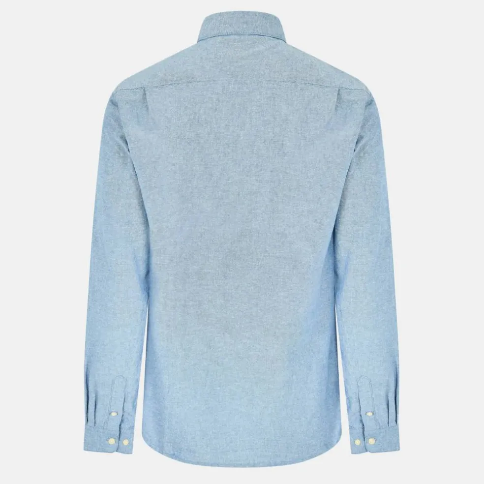 Men's W Edward Long Sleeve Plain Shirt