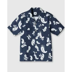 Men's Widnes Paisley Short-Sleeve Patterned Shirt
