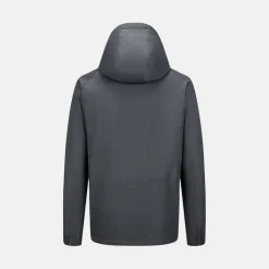 Men's Windproof Full Zip Hooded Rain Anorak
