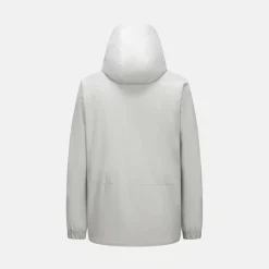 Men's Windproof Full Zip Hooded Rain Anorak