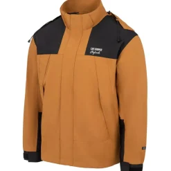 Men's Windproof Hooded Padded Long Sleeve Waterproof Jacket