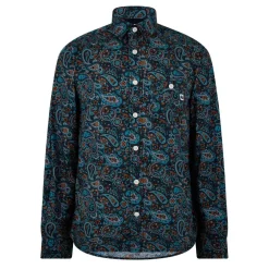 Men's Wonderwall Paisley Long-Sleeve Patterned Shirt
