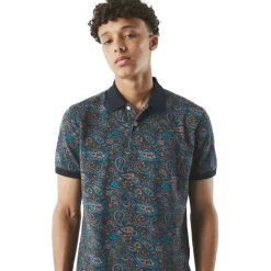 Men's Wonderwall Paisley Short-Sleeve Polo Shirt