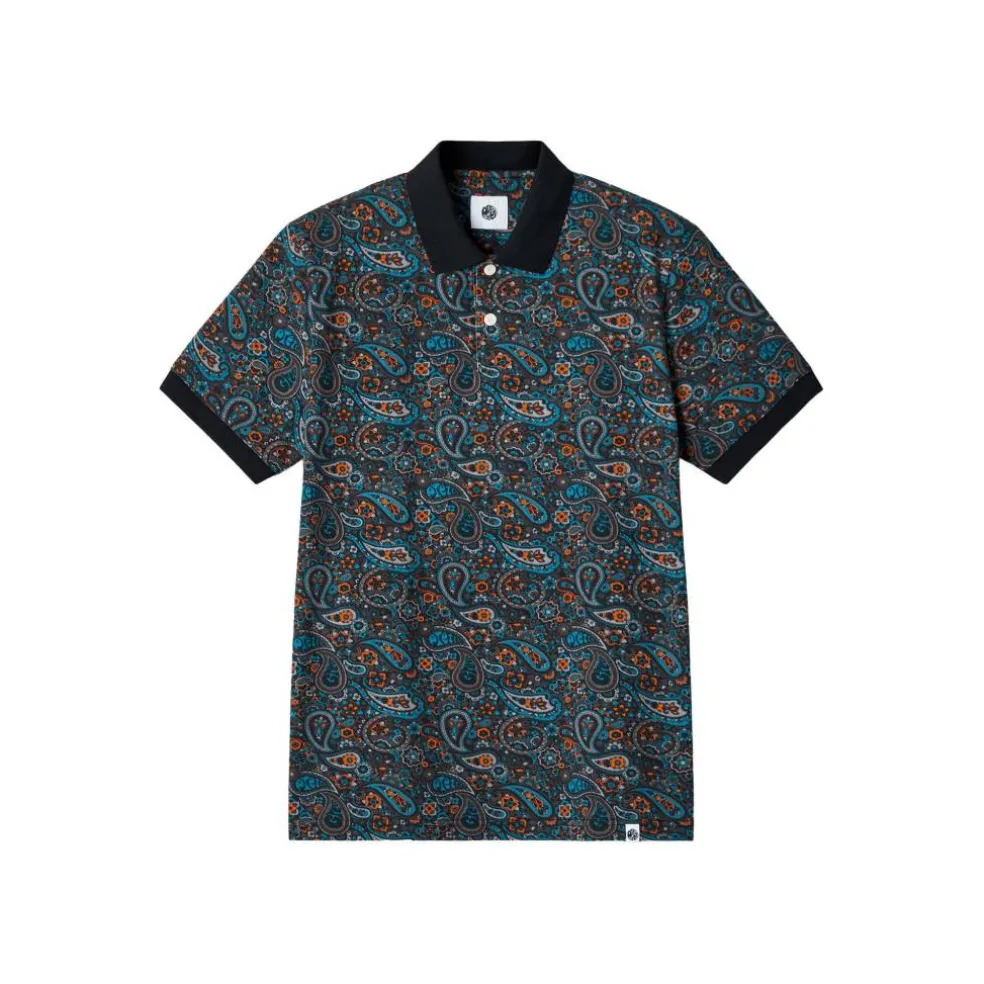 Men's Wonderwall Paisley Short-Sleeve Polo Shirt