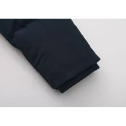 Men's 2 Zip Bubble Faux Fur Trim Fleece Lined Short Puffer Jacket