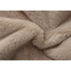 Men's 2 Zip Bubble Faux Fur Trim Fleece Lined Short Puffer Jacket