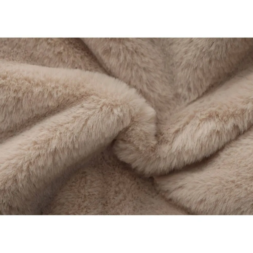 Men's 2 Zip Bubble Faux Fur Trim Fleece Lined Short Puffer Jacket