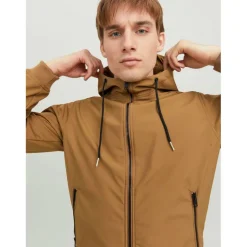 Men's Zipped Hooded Softshell Jacket