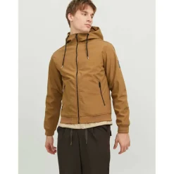 Men's Zipped Hooded Softshell Jacket