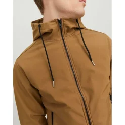 Men's Zipped Hooded Softshell Jacket