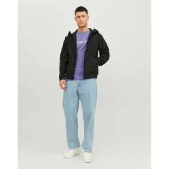 Men's Zipped Hooded Softshell Jacket