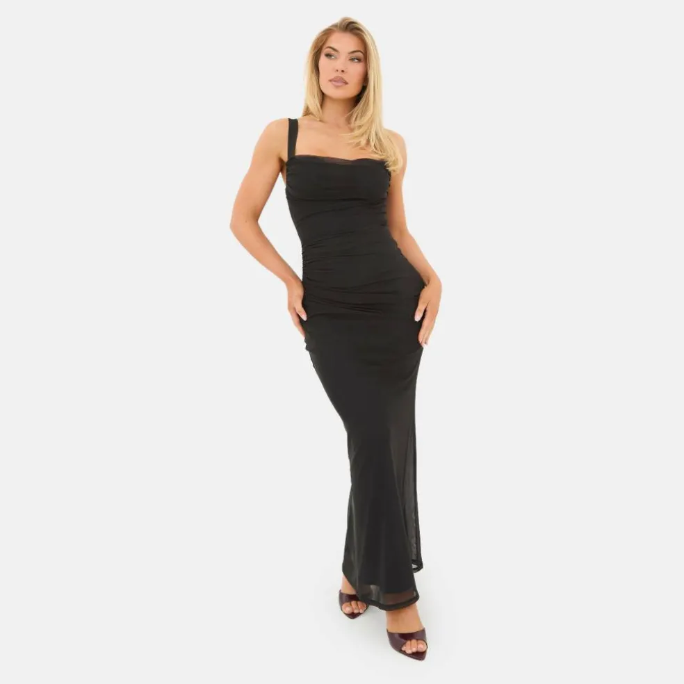 Mesh Maxi Dress
