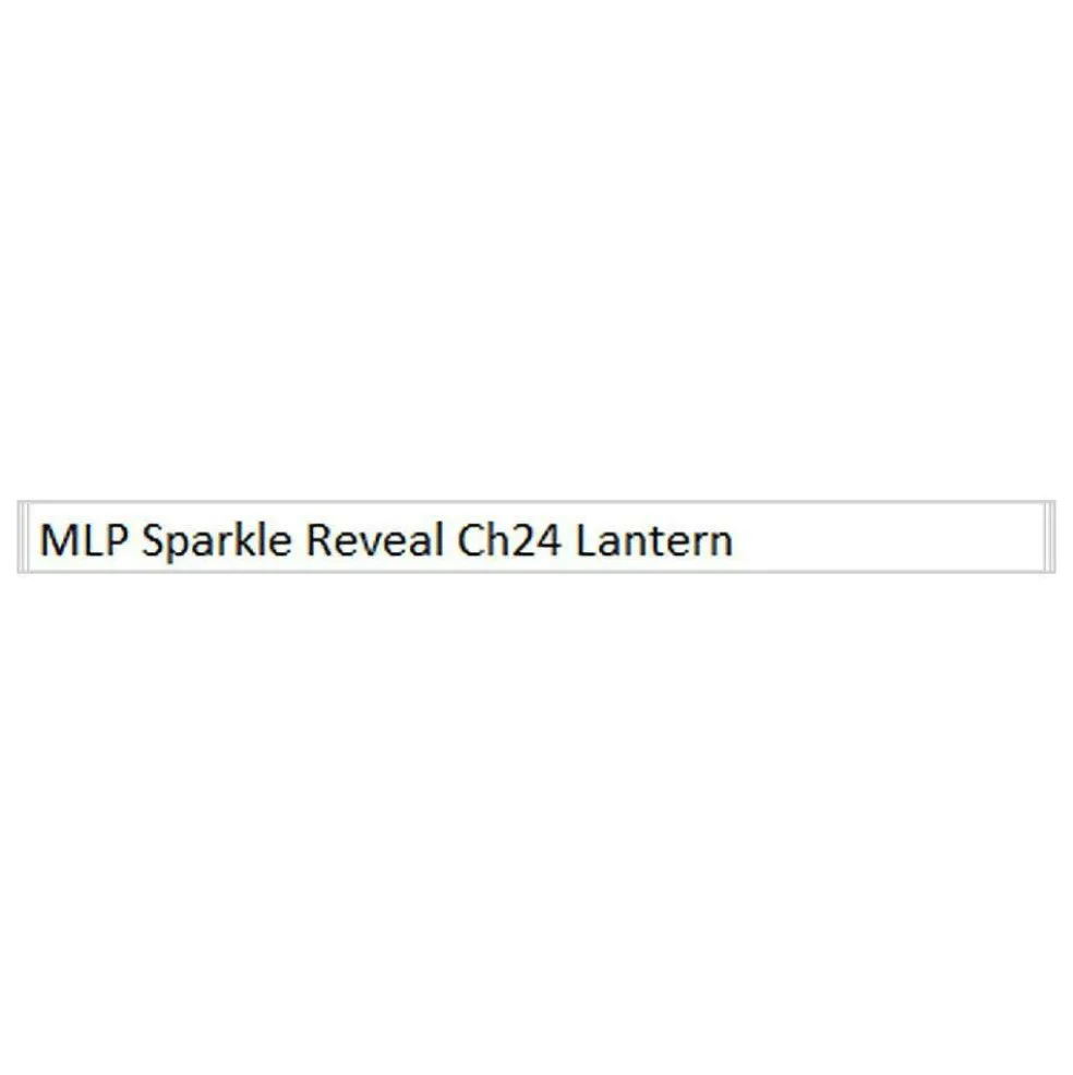 MLP Sparkle Reveal Ch24