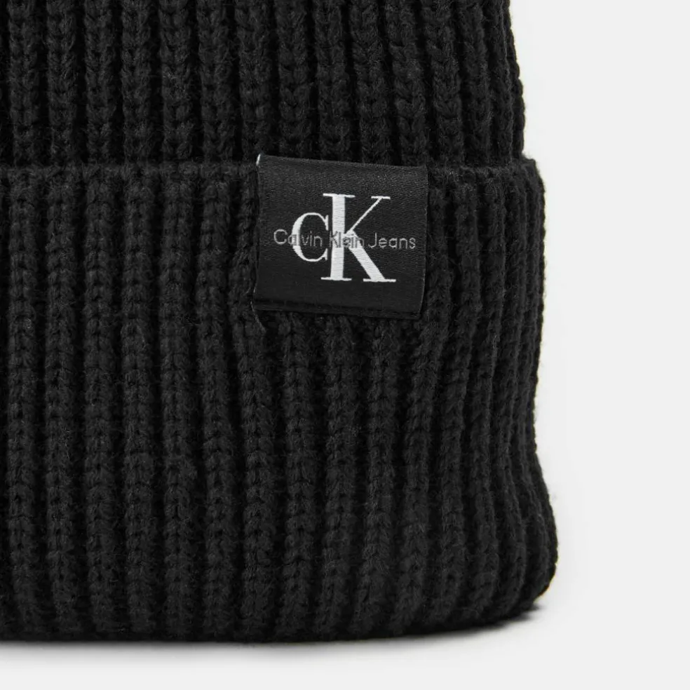 Monogram Rib Beanie