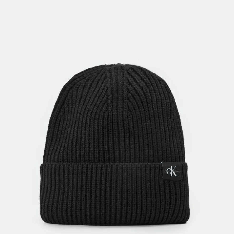 Monogram Rib Beanie