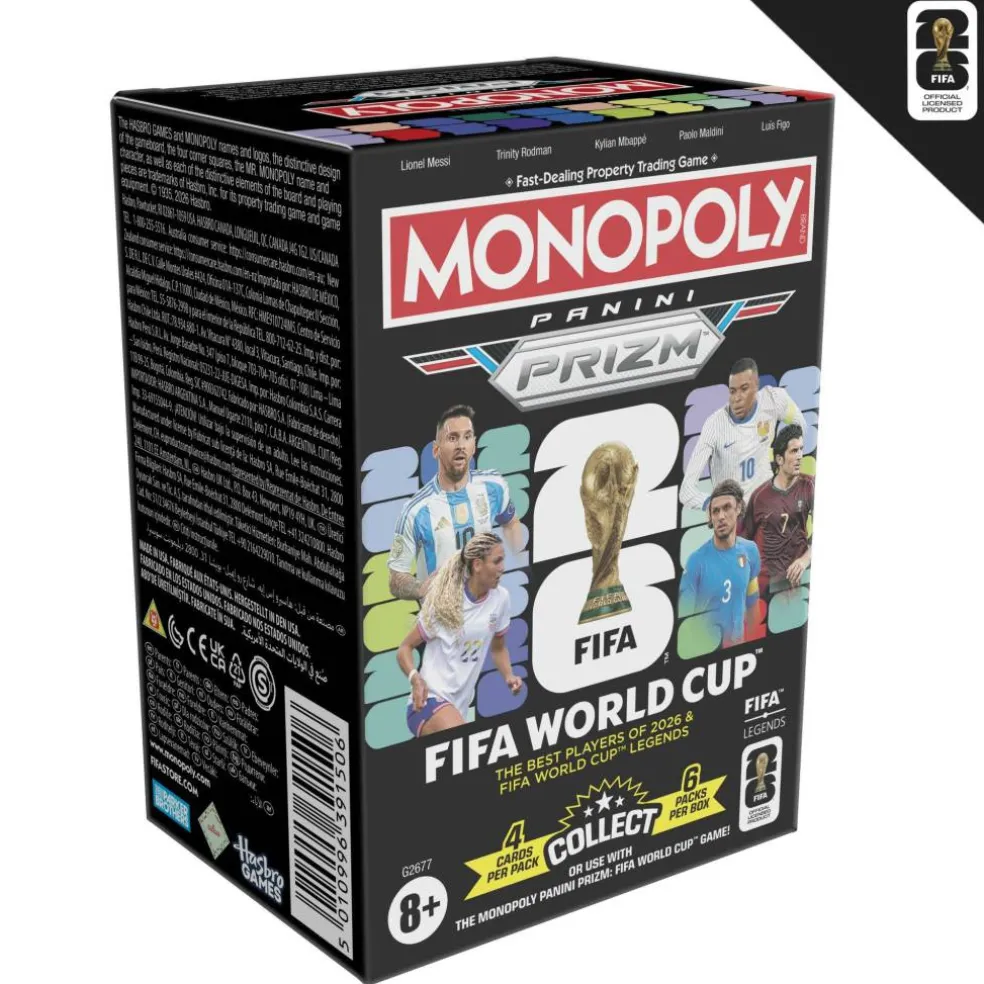 Monopoly Panini Prizm: FIFA World Cup Trading Cards Booster Box