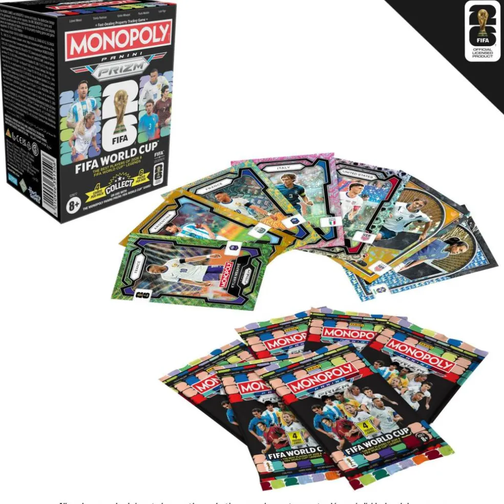 Monopoly Panini Prizm: FIFA World Cup Trading Cards Booster Box