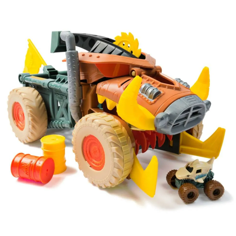 Monster Jam Minis Megalodon Mad Hog Chomper Truck Set