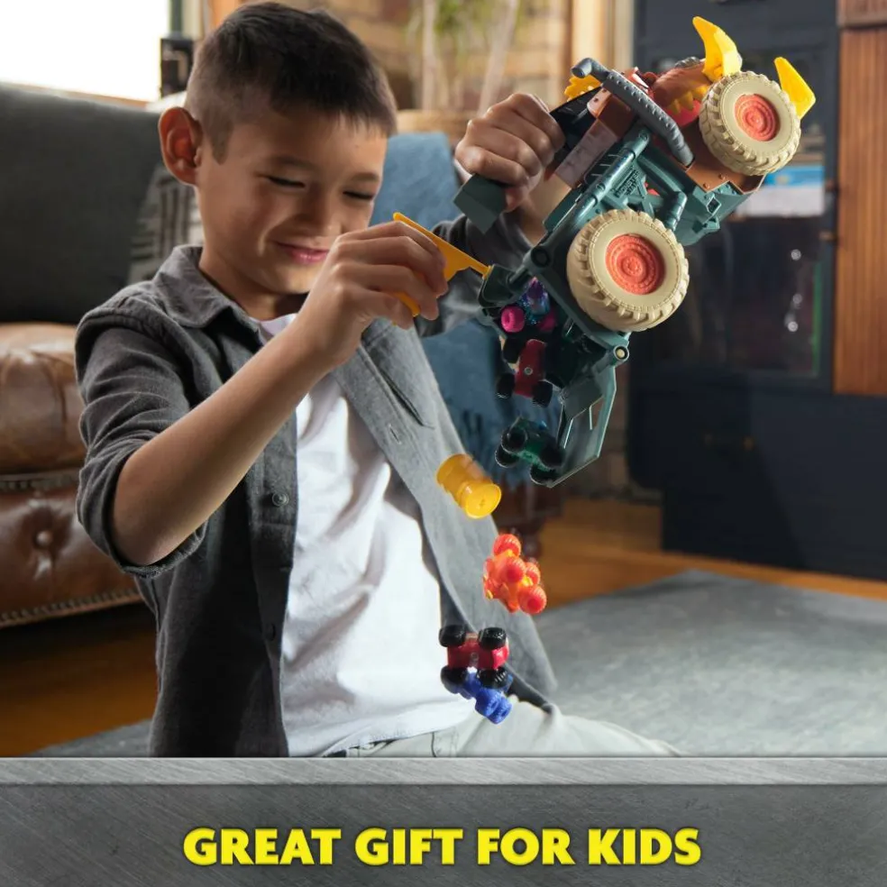 Monster Jam Minis Megalodon Mad Hog Chomper Truck Set