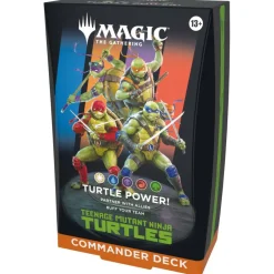 MTG Magic: The Gathering (MTG): Teenage Mutant Ninja Turtles Turtle Power Commander Deck