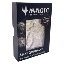 MTG Silver Plated Ajani Goldmane Metal Collectible