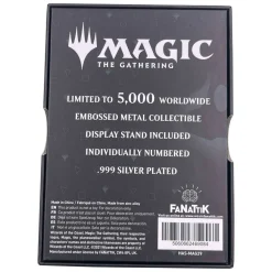 MTG Silver Plated Nicol Bolas Metal Collectible