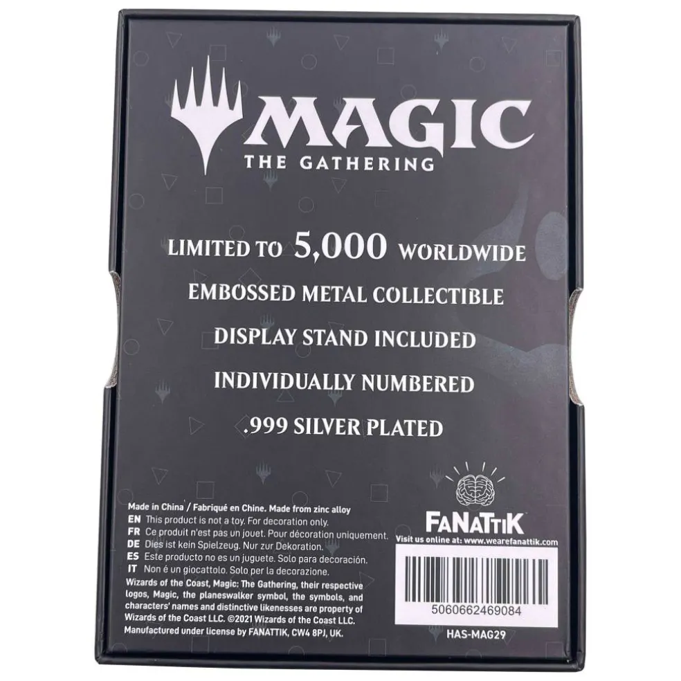 MTG Silver Plated Nicol Bolas Metal Collectible