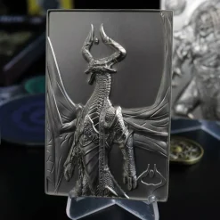 MTG Silver Plated Nicol Bolas Metal Collectible