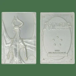 MTG Silver Plated Nicol Bolas Metal Collectible