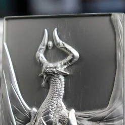 MTG Silver Plated Nicol Bolas Metal Collectible