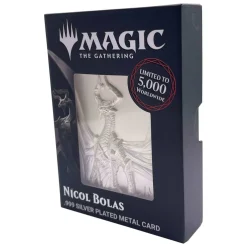 MTG Silver Plated Nicol Bolas Metal Collectible