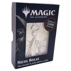 MTG Silver Plated Nicol Bolas Metal Collectible