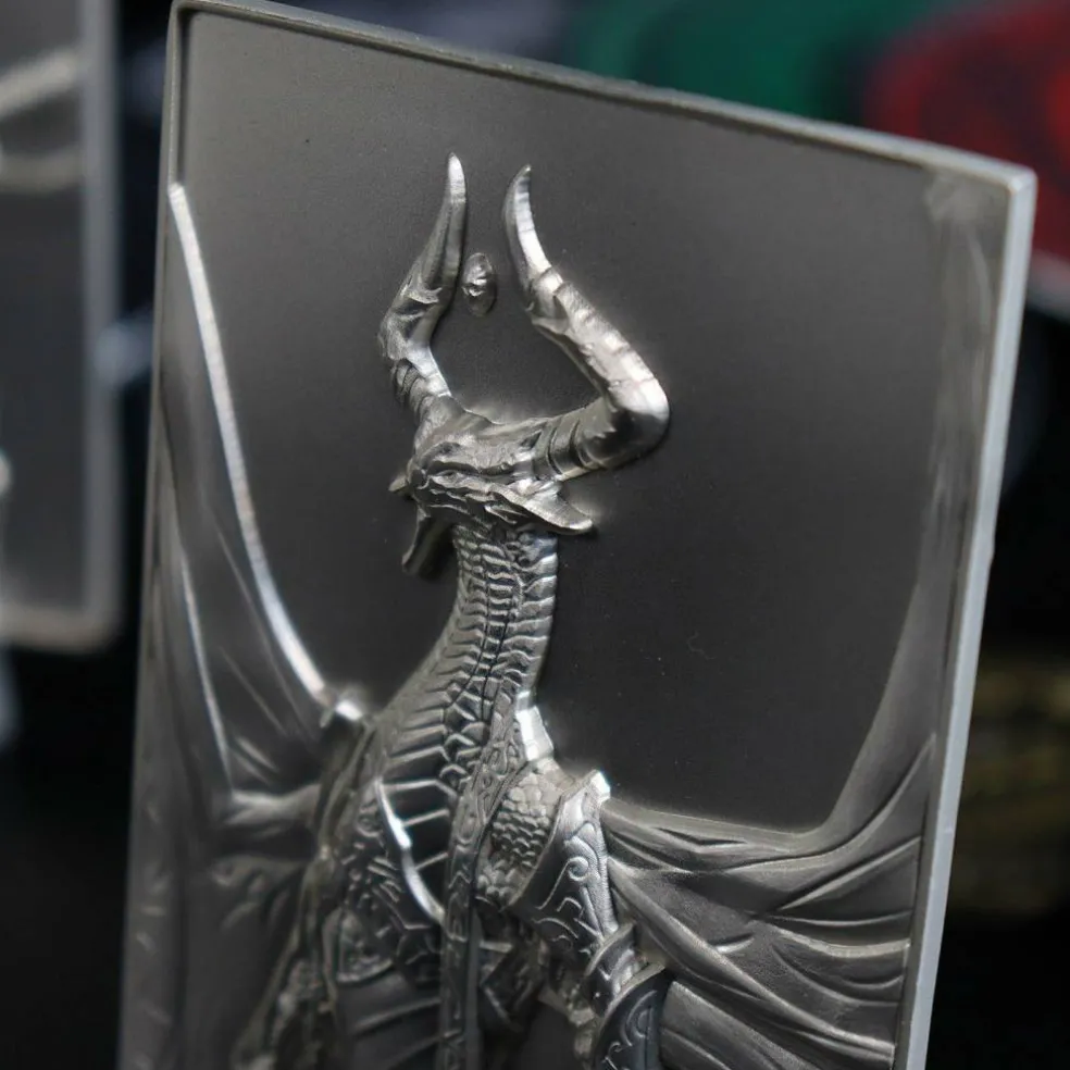 MTG Silver Plated Nicol Bolas Metal Collectible