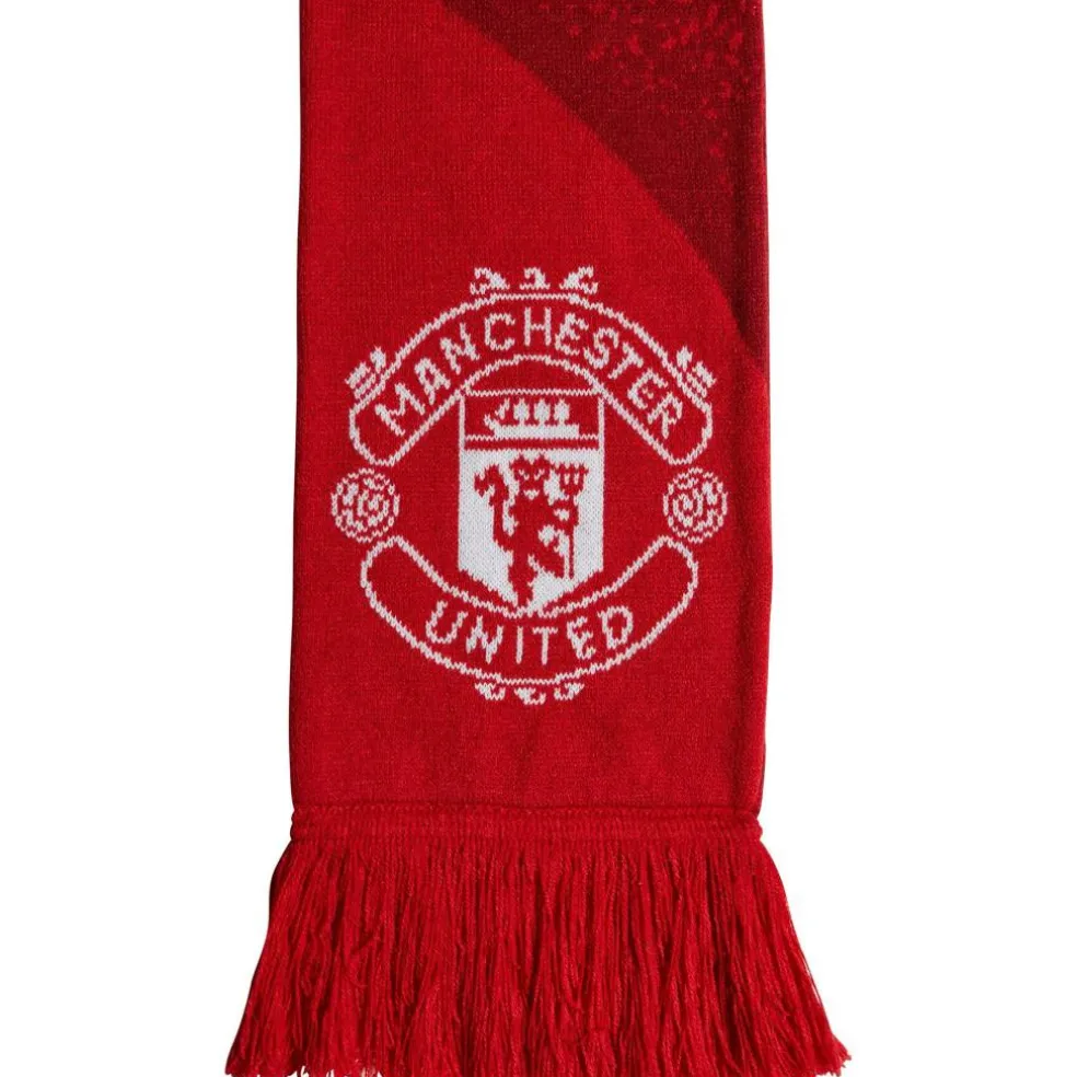 Mufc Scarf Football Scarve Unisex Adults