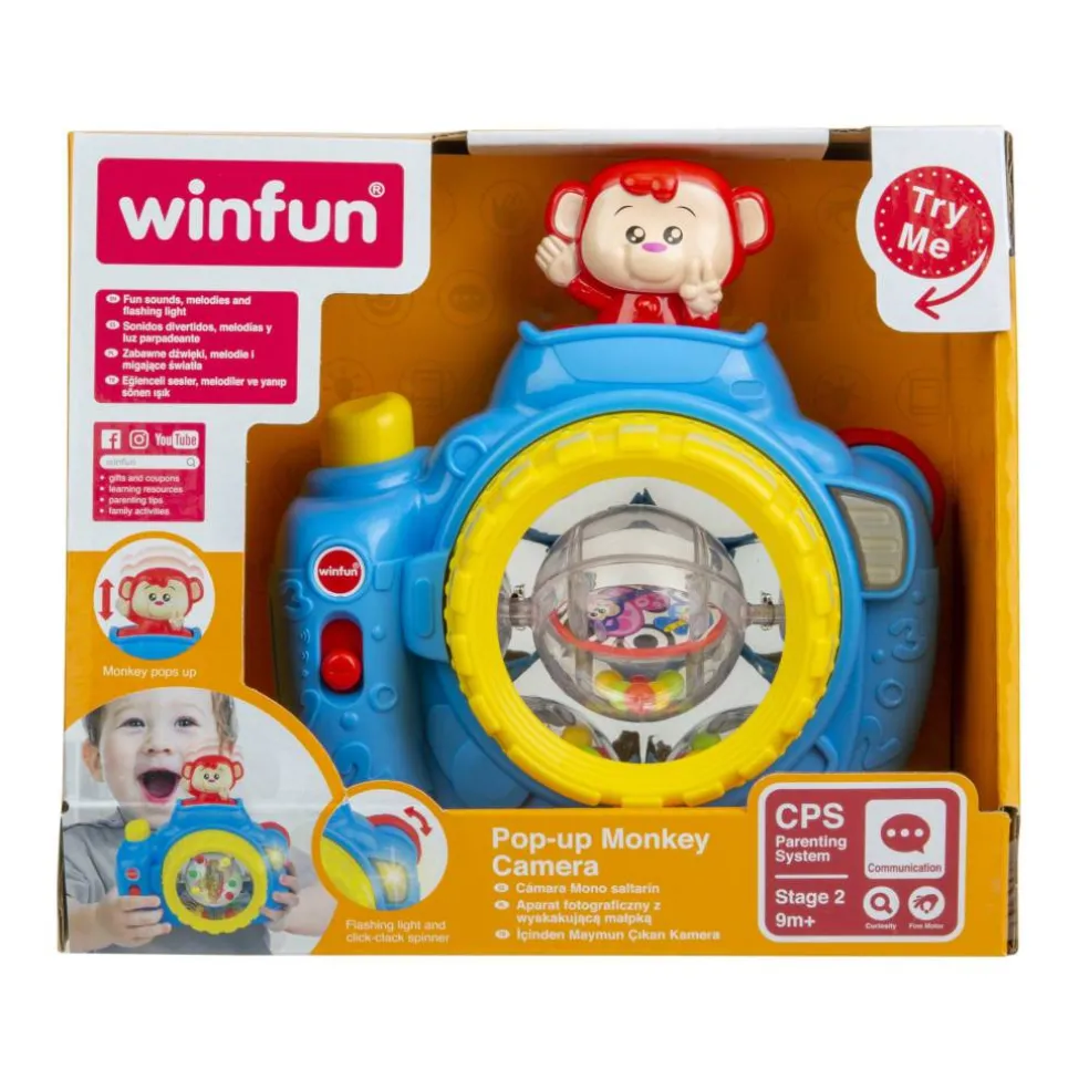 My First Baby Selfie Phone & Pop Up Monkey Camera Twin Pack