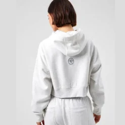 OC Water Repellent Flower Crop Hoodie