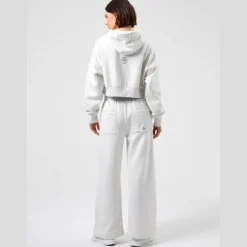 OC Water Repellent Flower Crop Hoodie