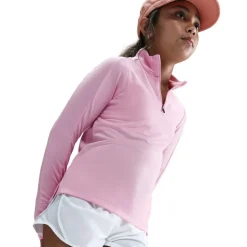 Older Girls DRI-FIT Long Sleeve Half Zip